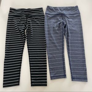 90 Degree by Reflex Bundle of 2 Striped Yoga Pants